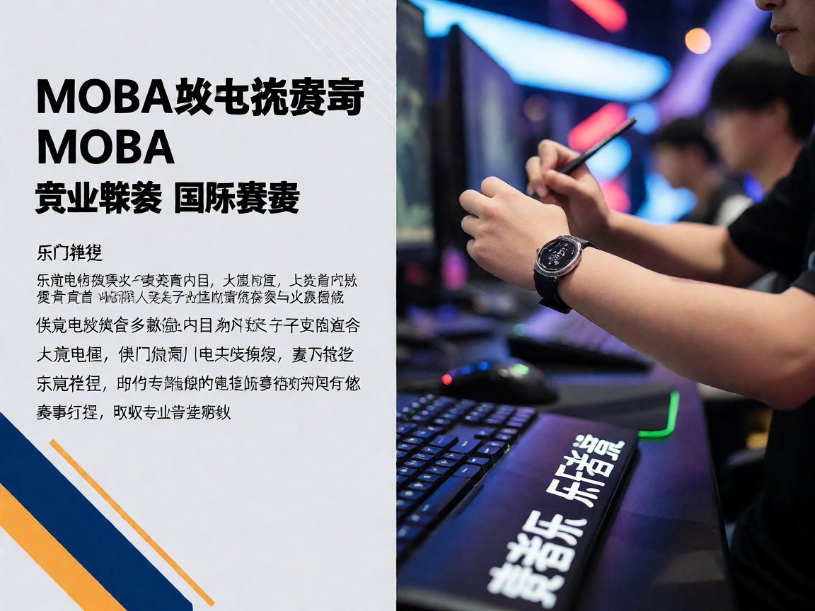 MOBA类电竞游戏赛事画面