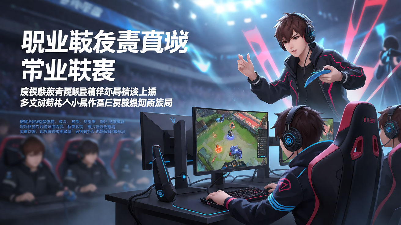 职业联赛电竞赛事现场